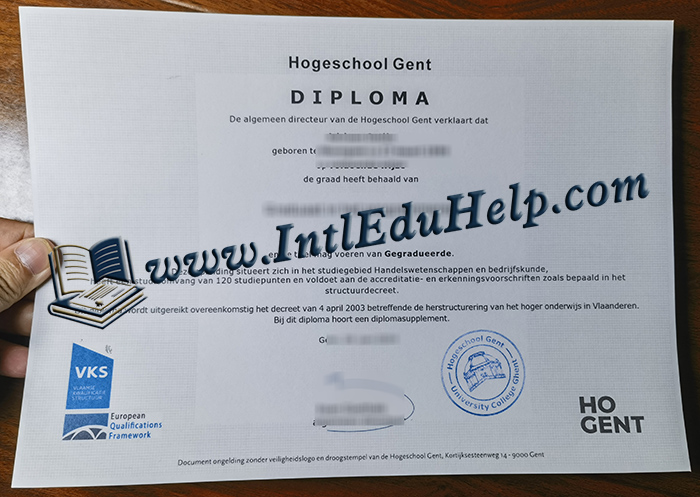 Hogeschool Gent diploma