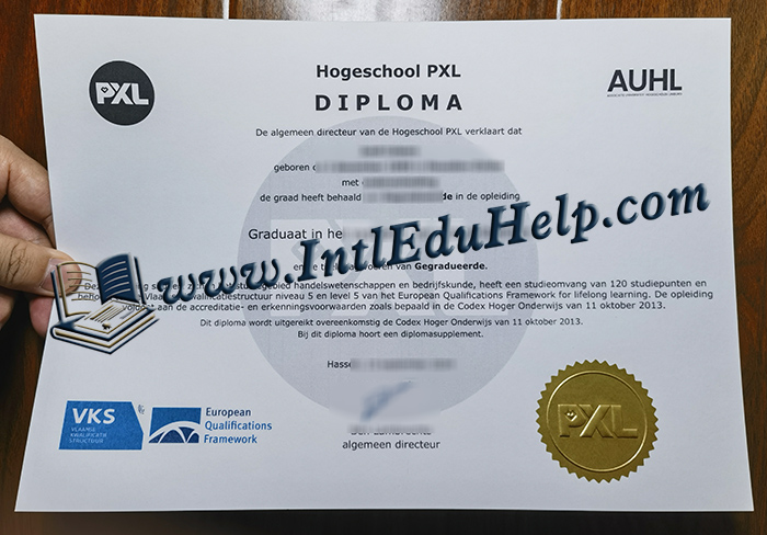 Hogeschool PXL diploma
