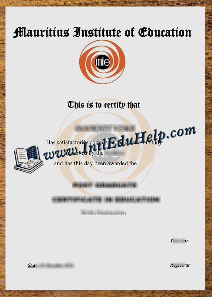 Mauritius Institute of Education diploma