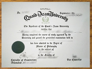 Quaid-i-Azam University degree