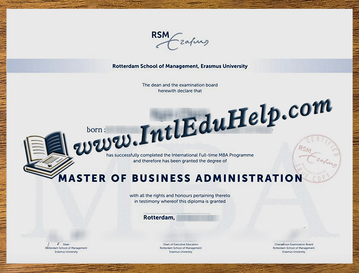 Rotterdam School of Management diploma