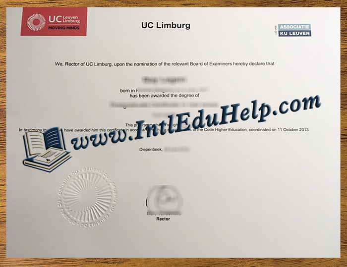 UCLeuven-Limburg diploma