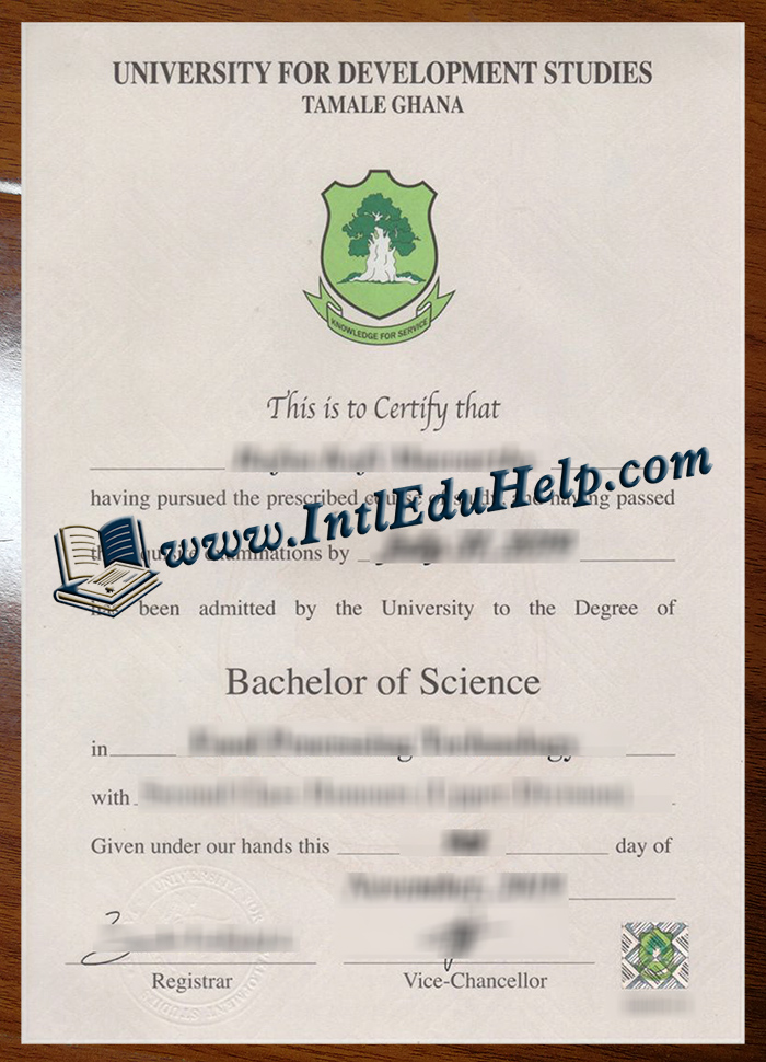 University for Development Studies diploma