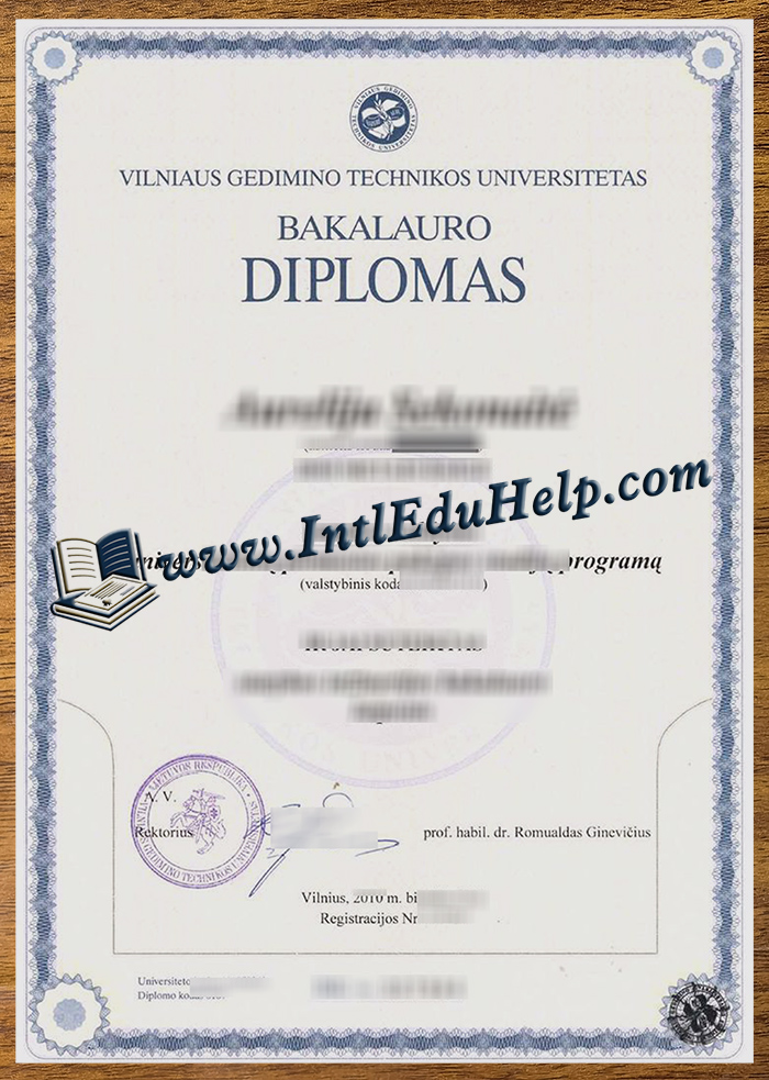 Vilniaus Gedimino technikos universitetas diploma