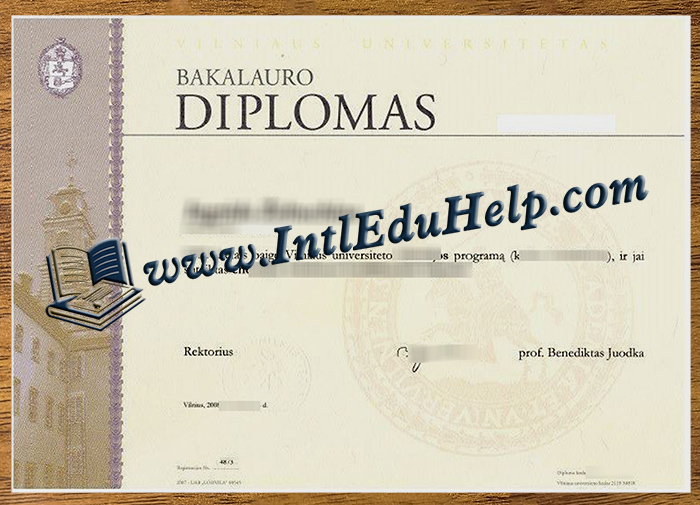 Vilniaus universitetas diploma